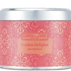 100% Beeswax Tin Candle - Golden Delights