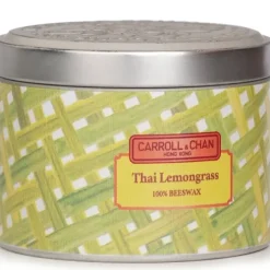 100% Beeswax Tin Candle - Thai Lemongrass