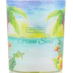 100% Beeswax Votive Candle - Green Seas