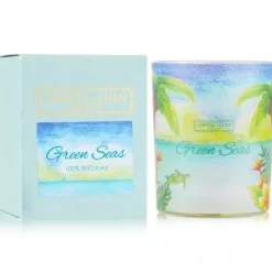 100% Beeswax Votive Candle - Green Seas