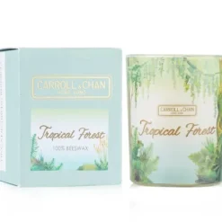 100% Beeswax Votive Candle - Tropical Forest