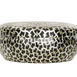 3 Wick Decorative Tin Candle - Crisp Champagne