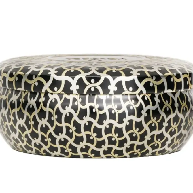 3 Wick Decorative Tin Candle - Crisp Champagne