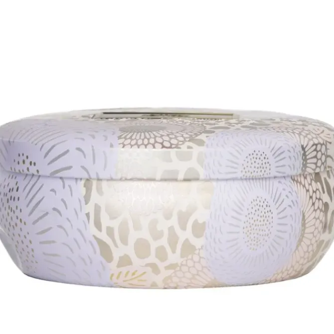 3 Wick Decorative Tin Candle - Santal Vanille