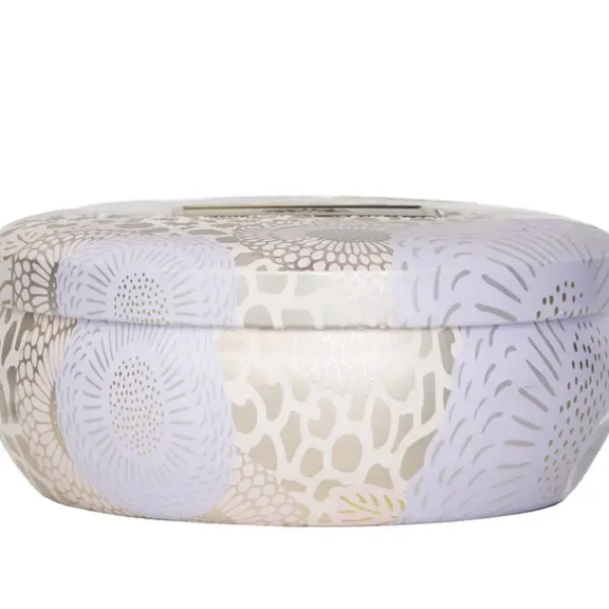 3 Wick Decorative Tin Candle - Santal Vanille