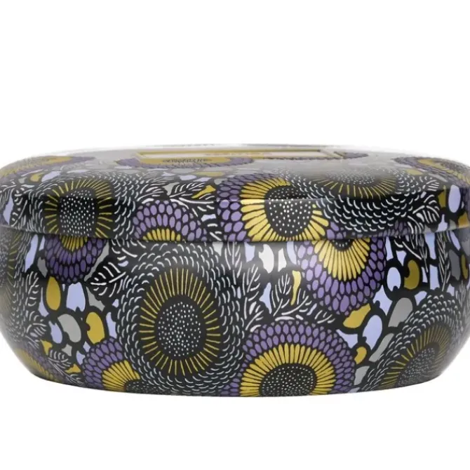 3 Wick Decorative Tin Candle - Apple Blue Clover