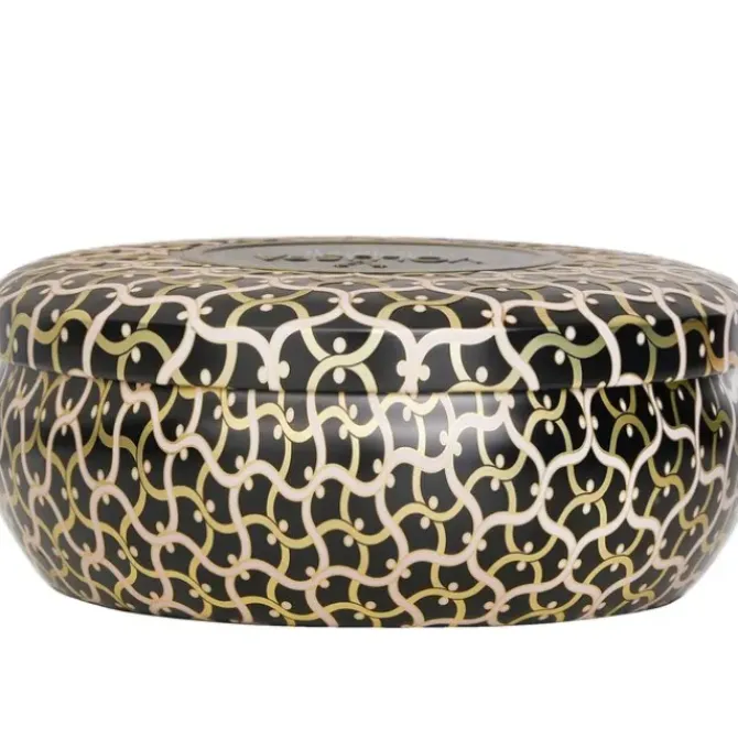 3 Wick Decorative Tin Candle - Ambre Lumiere