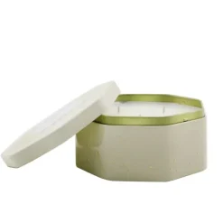 3 Wick Octagon Tin Candle - Coconut Papaya