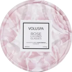 2 Wick Tin Candle - Rose Colored Glasses