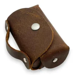 Atlas Distressed Leather Business Case For Apple Airpods Pro(Coffee)