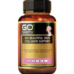 [Authorized Sales Agent] GO Healthy GO Beautiful Skin Collagen Support VegeCapsules - 60 Pack