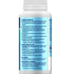 [Authorized Sales Agent] Ostelin Calcium & Vitamin D Chewable - 60 Tablets