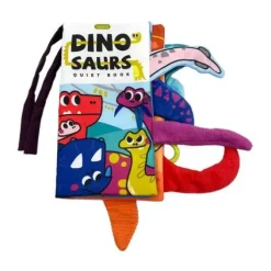 Beiens Three-dimensional 3D Early Education Enlightenment Baby Cloth Book (Dinosaurs)