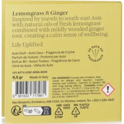 Car Fragrance Refill - Lemongrass & Ginger