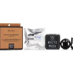 Clip On Air Freshener Car Fragrance - White Musk