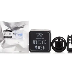 Clip On Air Freshener Car Fragrance - White Musk