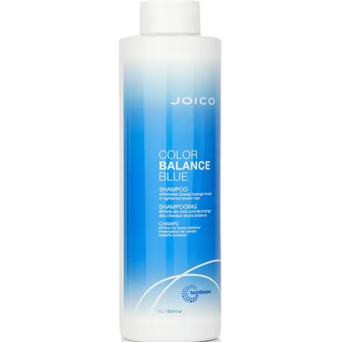 Color Balance Blue Shampoo (Eliminates Brassy/Orange Tones on Lightened Brown Hair)
