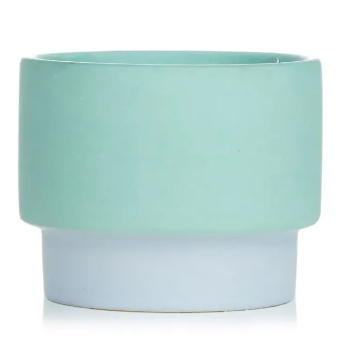 Color Block Ceramic Candle - Saltwater Suede