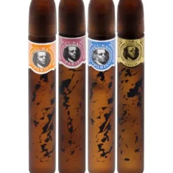 Cuba by Cuba for Men - 4 x 0.17 oz Mini Gift Set Cuba Gold Splash , Cuba Red Splash, Cuba Blue Splash, Cuba Orange Splash