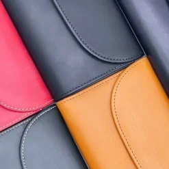 DANA Business Italian Bridle Leather 3 Fold Wallet With Large Coin Case(Black)