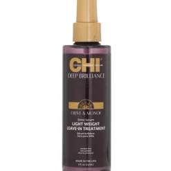 Deep Brilliance Olive & Monoi Shine Serum Light Weight Leave-In Treatment