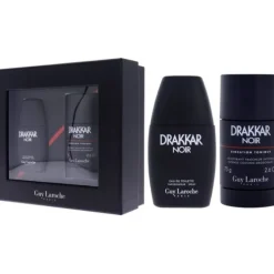 Drakkar Noir by Guy Laroche for Men - 2 Pc Gift Set 1oz EDT Spray, 2.6oz Deodorant Stick