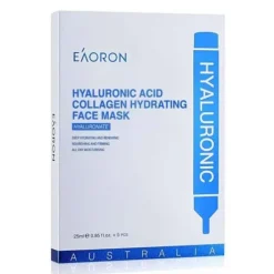 Eaoron Hyaluronic Acid Collagen Hydrating Face Mask 25ml-5 Piece (Hong Kong Official Product) (9348107000488)