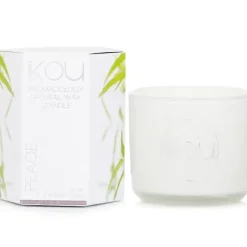 Eco-Luxury Aromacology Natural Wax Candle Glass - Peace (Rose & Ylang Ylang)