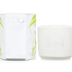 Eco-Luxury Aromacology Natural Wax Candle Glass - Zen (Green Tea & Cherry Blossom)
