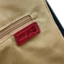 ELISEO Business Leather RFID Dual Zipped Backpack(Navy)