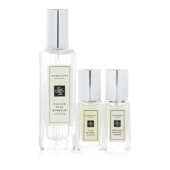 English Pear & Freesia Coffret: English Pear & Freesia 30ml + Wood Sage & Sea Salt 9ml + Wild Bluebell 9ml