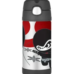 FUNtainer Stainless Steel Vacuum Insulated Drink Bottle -Ninja