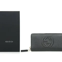 GG Long Zippy Wallet 598187 - Black