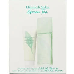 Green Tea Coffret: Eau Parfumee Spray 100ml/3.3oz + Refreshing Body Lotion 100ml/3.3oz