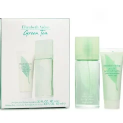 Green Tea Coffret: Eau Parfumee Spray 100ml/3.3oz + Refreshing Body Lotion 100ml/3.3oz
