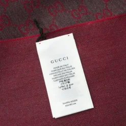 HALF GG LOGO WOOL SCARF 344994