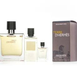 Hermes Terre D'Hermes Pure Set + Terre D'Hermes Deodorant Stick