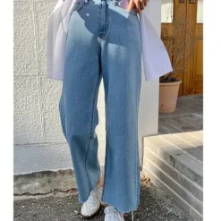 High Waist Wide Leg Jean