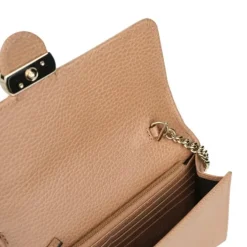 Icon GG Interlocking Wallet On Chain Light CamelCrossbody Bag 615523