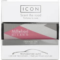 Icon Textile Geometric Car Air Freshener - Orange Tea