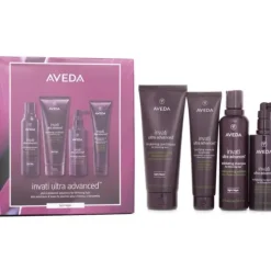 Invati Ultra Advanced 4 Step Light System Set: Light Shampoo 200ml+Light Conditioner 200ml+Serum 150ml+Treatment 100ml