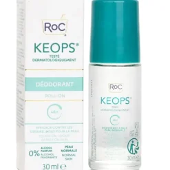 KEOPS Roll-On Deodorant 48H - Alcohol Free & Not Perfumed (Normal Skin)