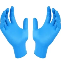 KQ - Vitrile Disposable Vinyl & Nitrile Blend Gloves -blue (M)