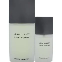 Leau Dissey Pour Homme by Issey Miyake for Men - 2 Pc Gift Set 4.2oz EDT Spray, 1.3oz EDT Spray