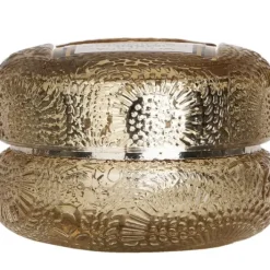 Macaron Candle - Gilt Pomander & Hinoki