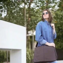 MAVERICK Business Full Grain Leather Messenger Bag(Brown)