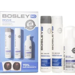 MD BosRevive Volumizing Non Color Treated Kit: Nourishing Shampoo 5.1oz+ Volumizing Conditioner 5.1oz+ Treatment 3.4oz
