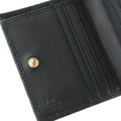 Micro GG Guccissima Leather Small Bifold Wallet 510318