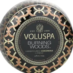 Mini Tin Candle - Burning Woods