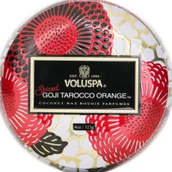 Mini Tin Candle - Spiced Goji Tarocco Orange